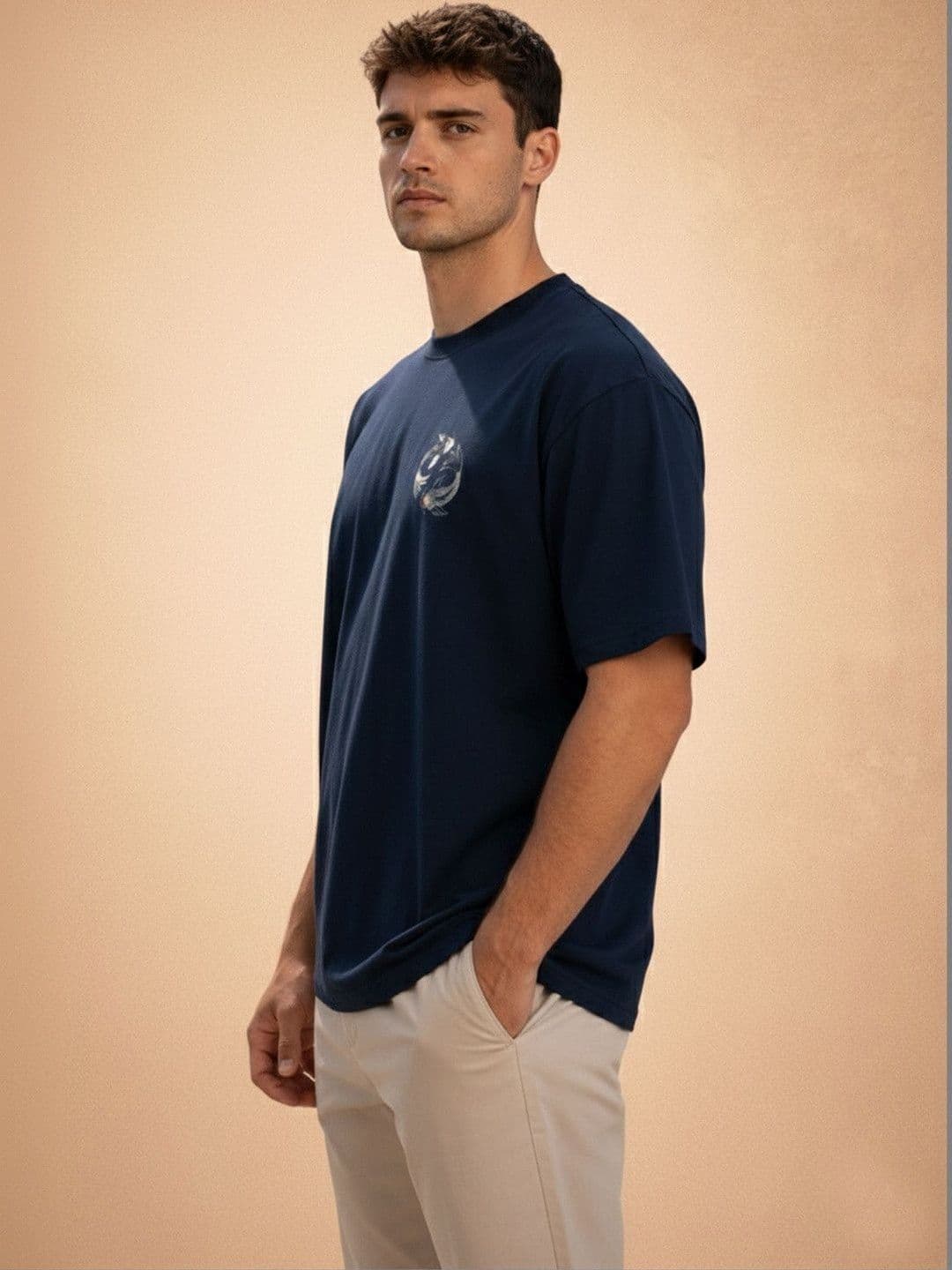Mast & Harbour Men Printed T-shirt thumbnail 4
