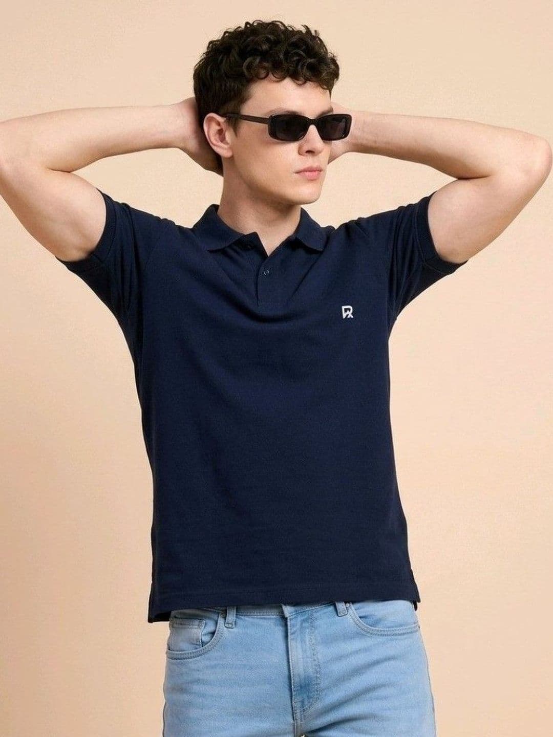 The Roadster Lifestyle Co Cotton Polo Collar T-Shirt thumbnail 4