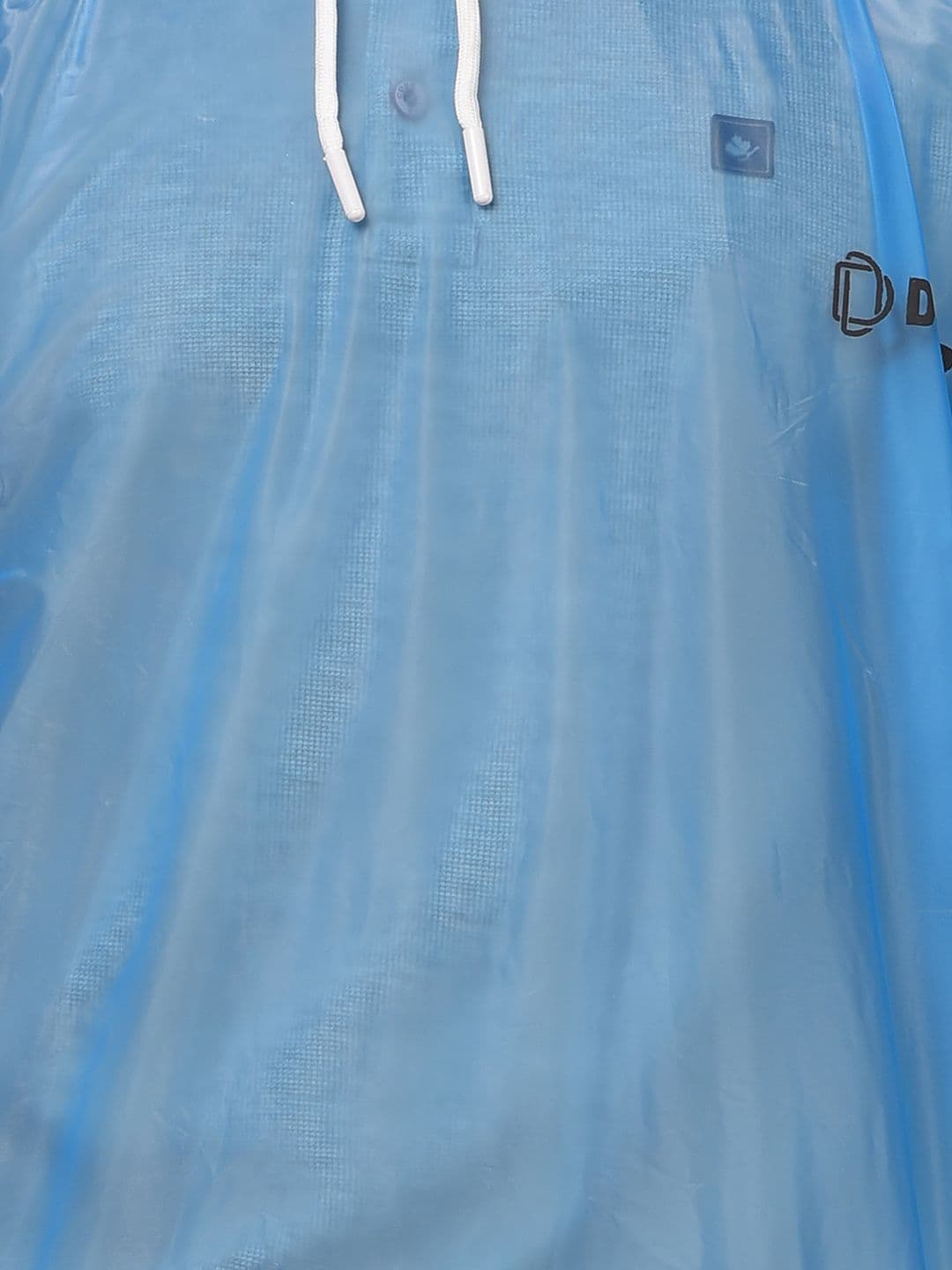 Dollar Unisex Waterproof PVC Rain Poncho with Adjustable Hood thumbnail 5