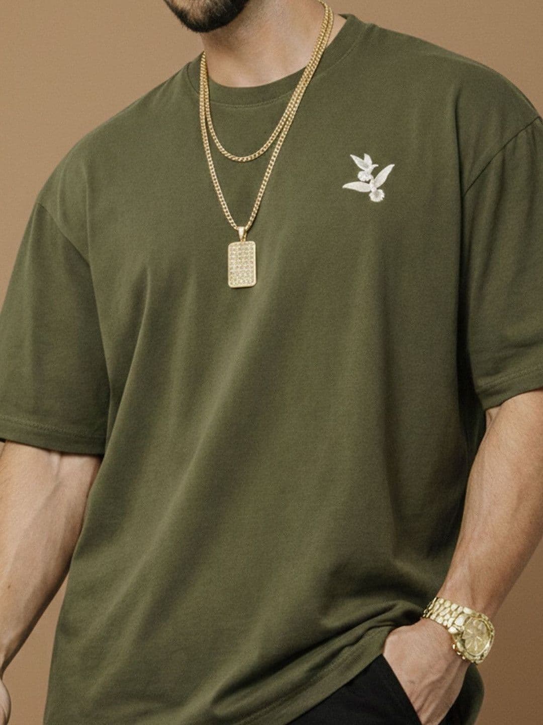 Mast & Harbour Men Printed T-shirt thumbnail 4