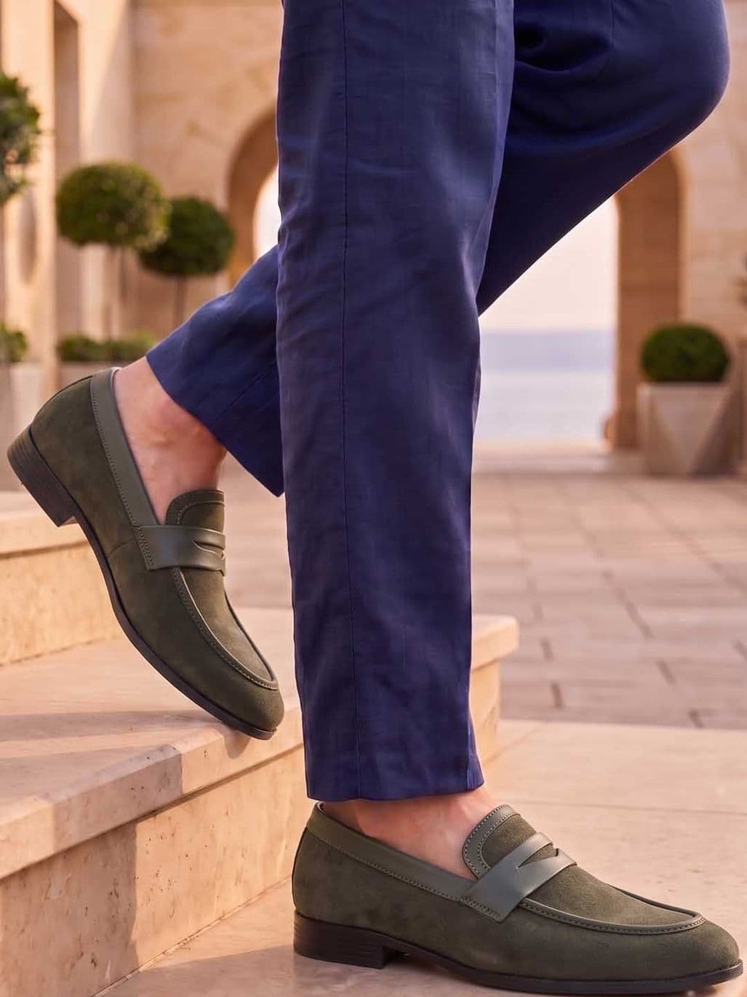 HERE&NOW Men Synthetic Leather Round Toe Slip-On Formal Loafers - view 1