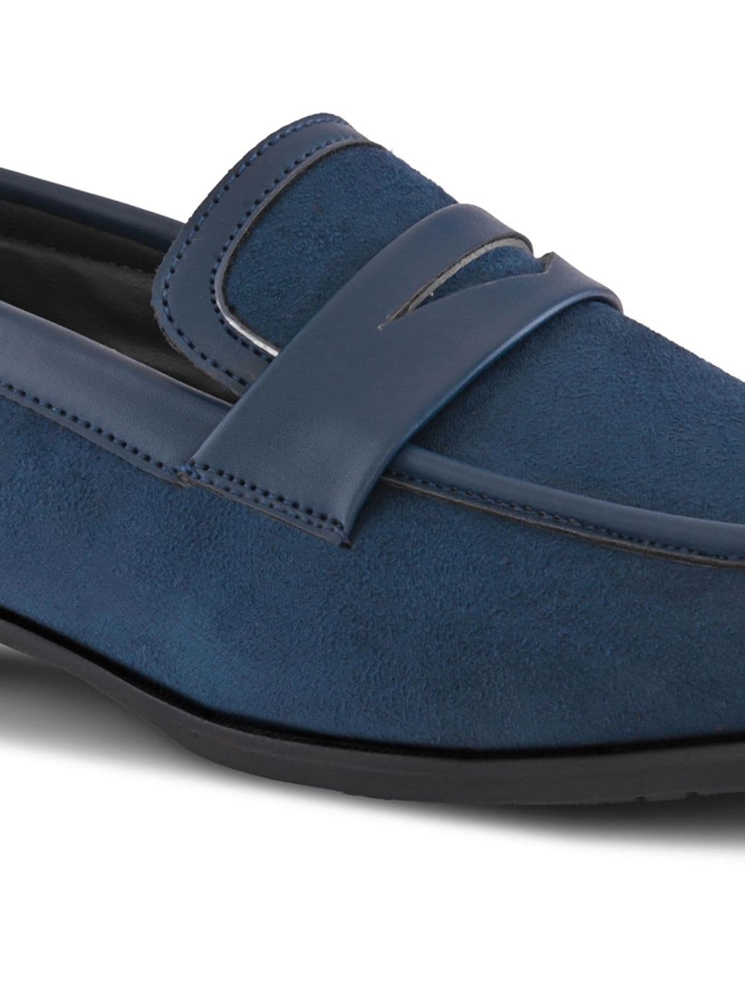 HERE&NOW Men Synthetic Leather Round Toe Slip-On Formal  Loafers thumbnail 6