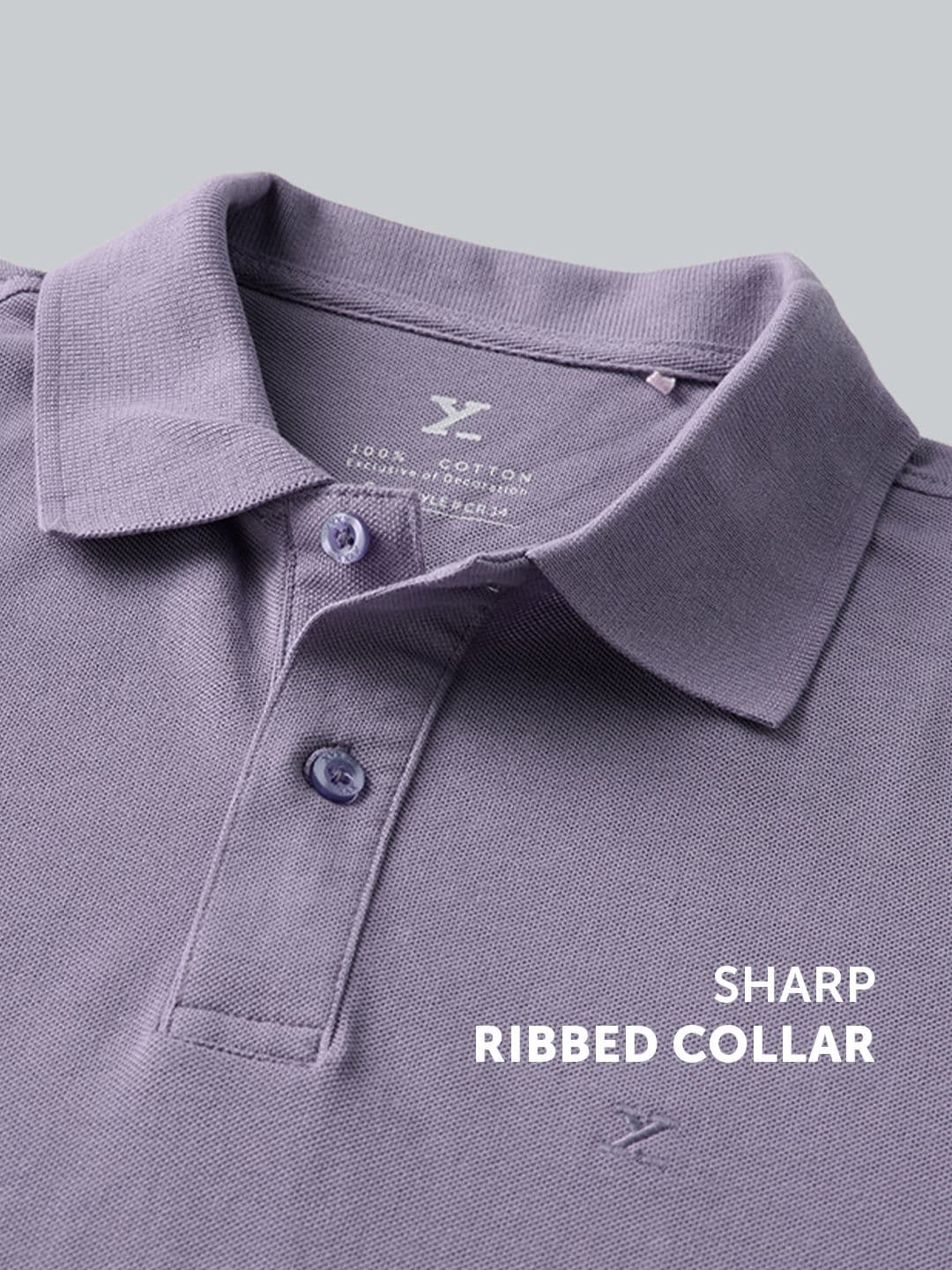 XYXX Polo Collar Pure Cotton T-shirt thumbnail 2