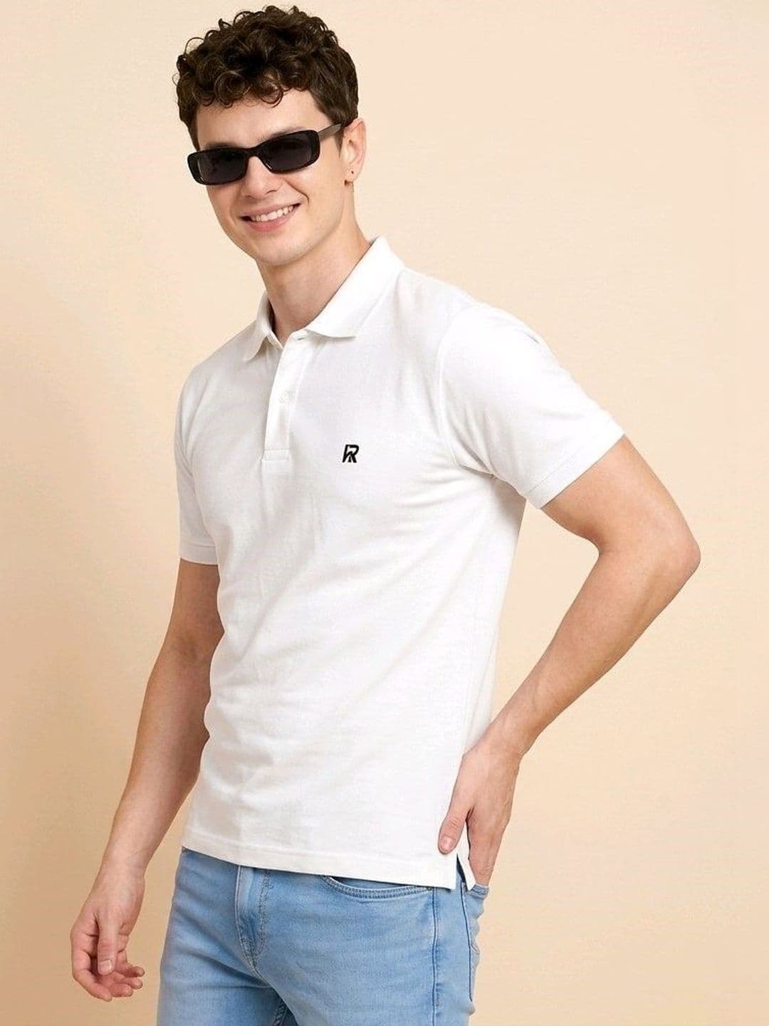 The Roadster Lifestyle Co Cotton Polo Collar T-Shirt thumbnail 4