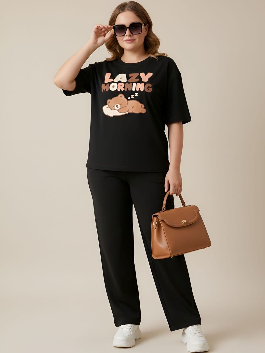 My Swag Cotton Printed T-shirt with Trousers thumbnail 4