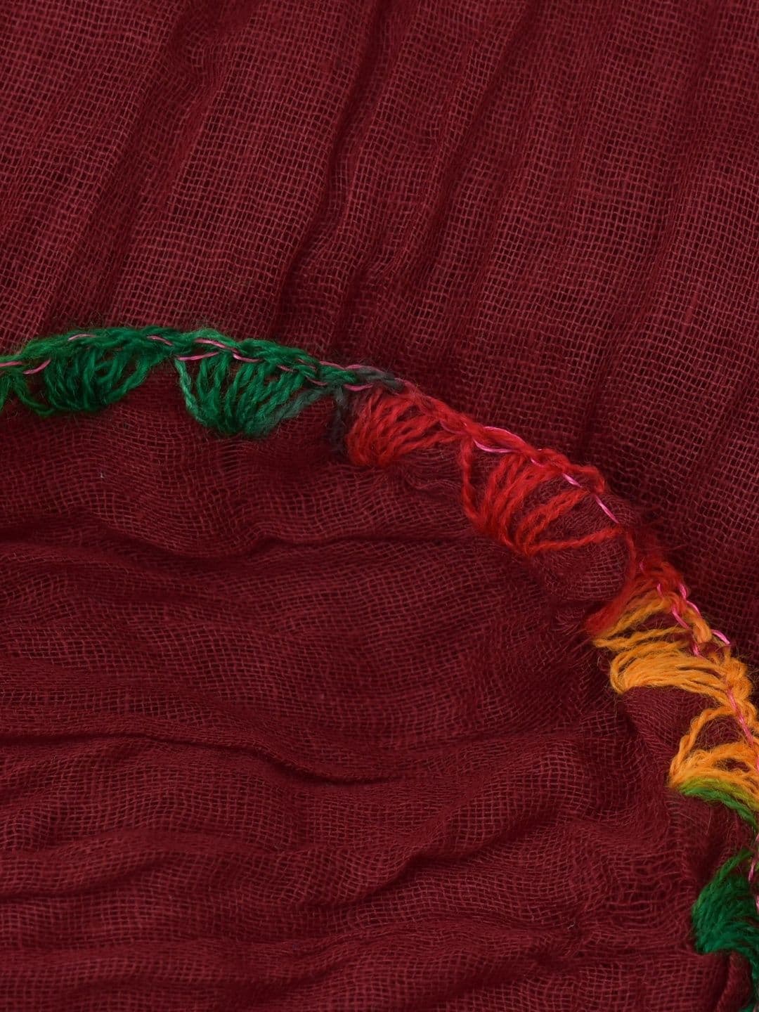 Kuhika Dyed Dupatta with Thread Work thumbnail 3