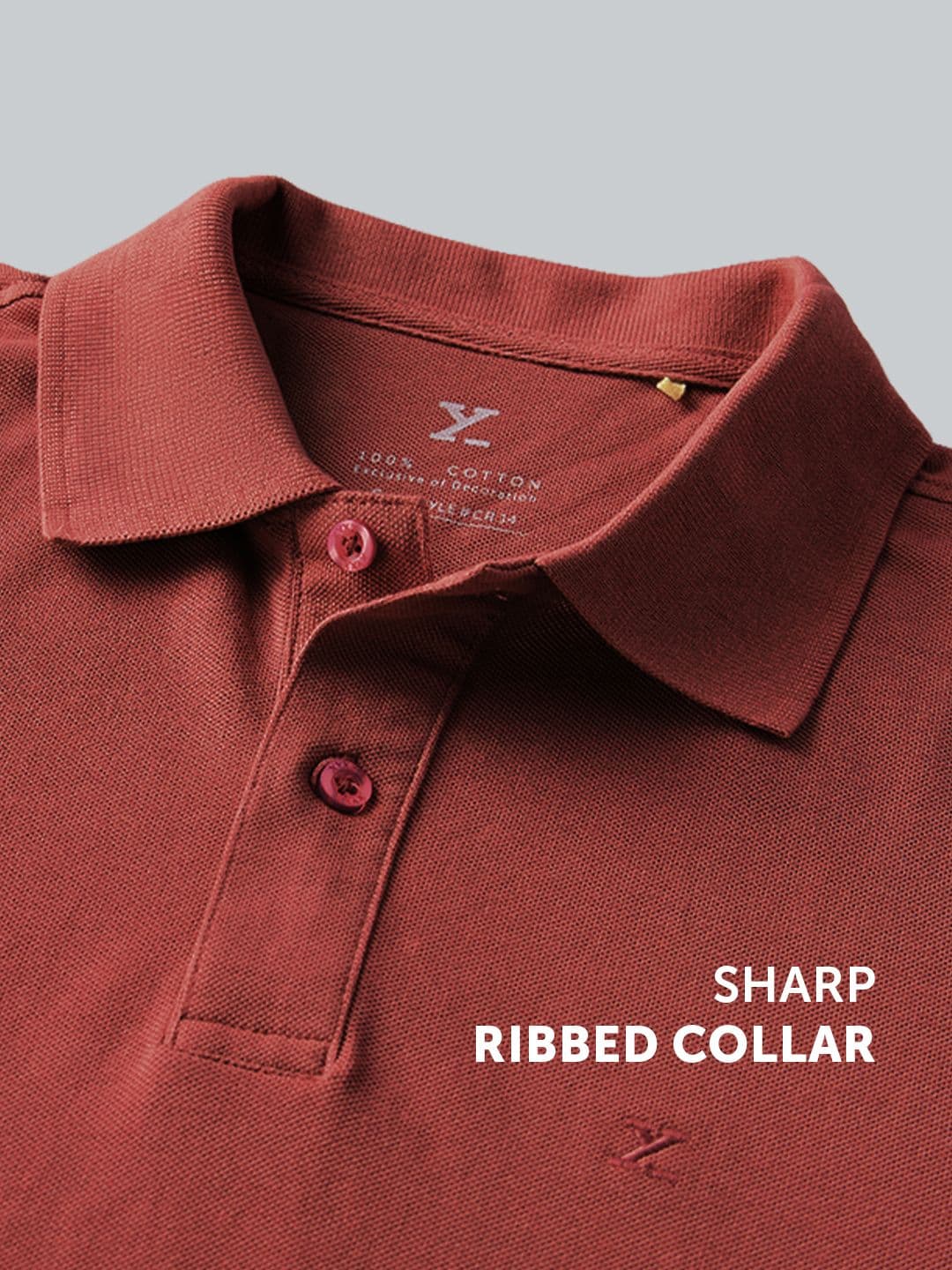 XYXX Men Nova Intellieaze Cotton Polo T-shirt thumbnail 7