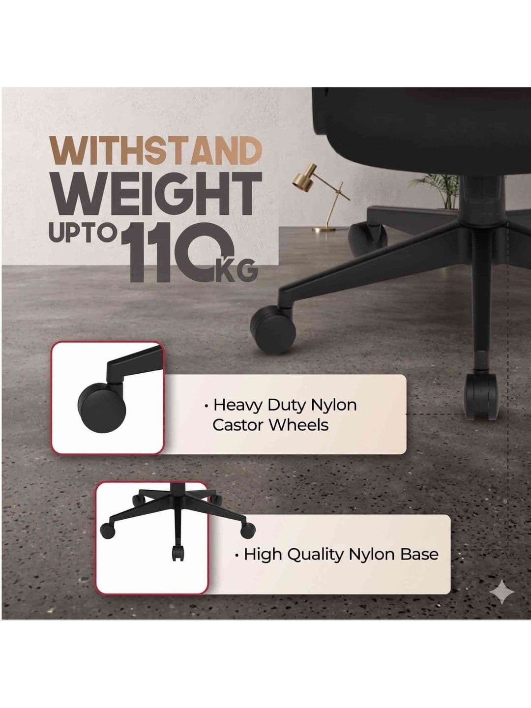 COZY CUB Red & Black Adjustable Seat Height Study Arm Chair thumbnail 3