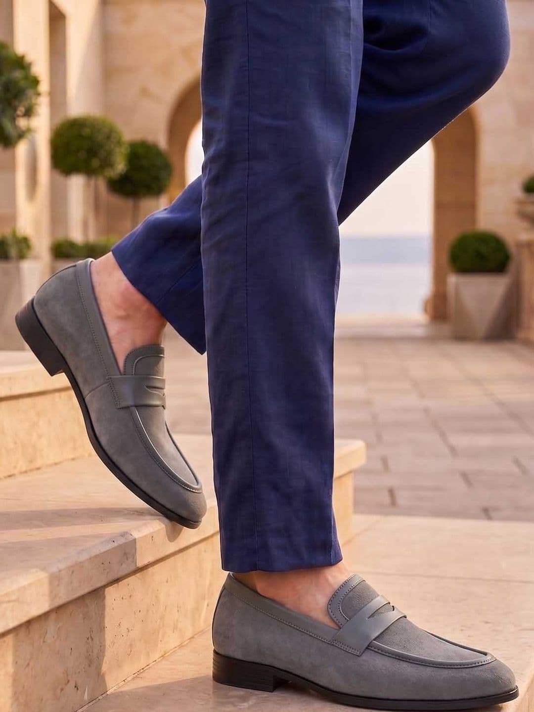 HERE&NOW Men Synthetic Leather Round Toe Slip-On Formal Loafers - view 1