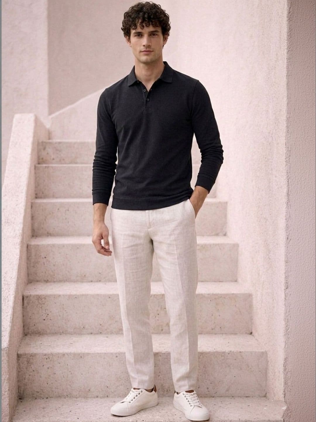 The Roadster Lifestyle Co Cotton Polo Collar T-Shirt thumbnail 6
