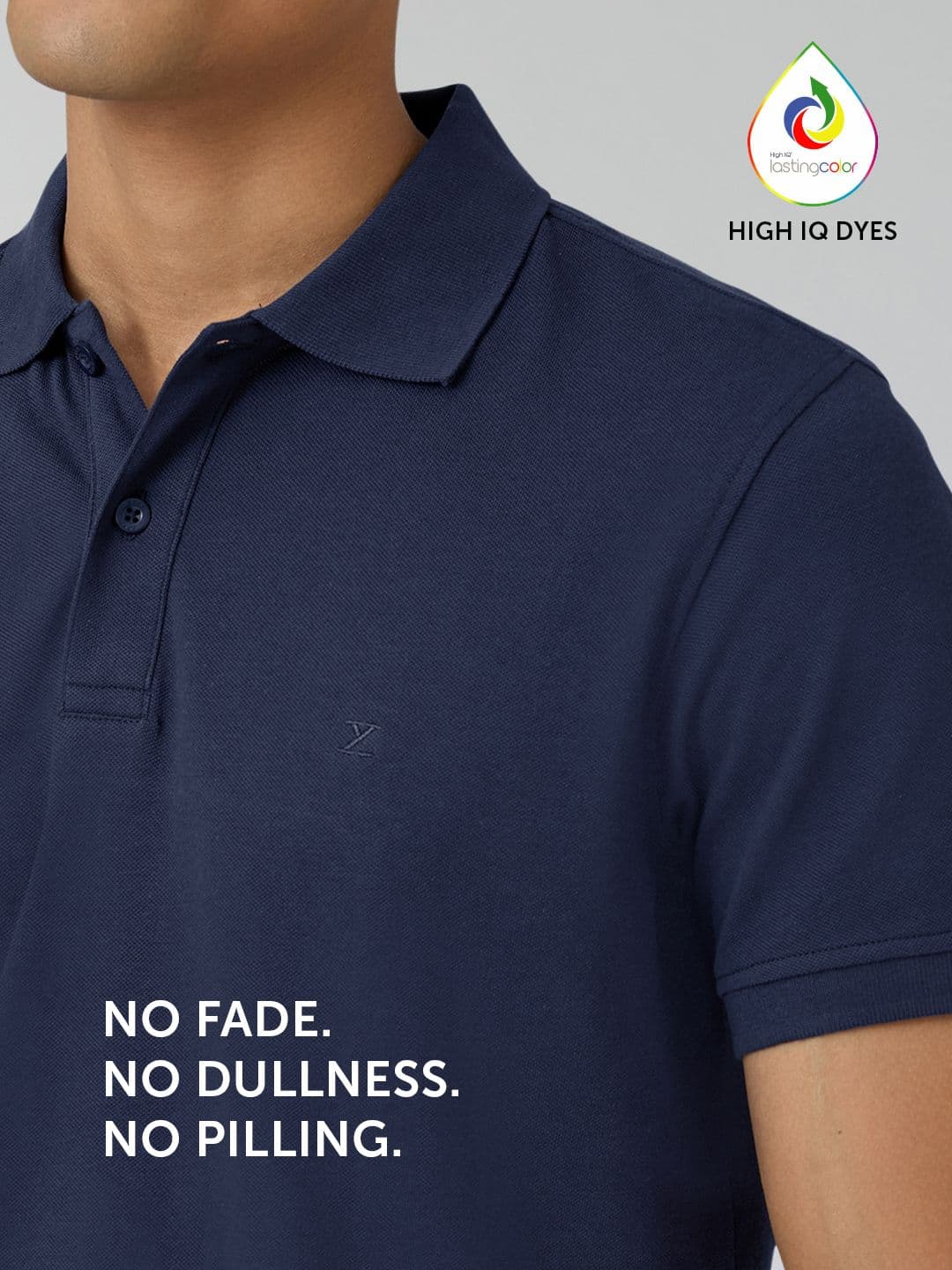 XYXX Men Nova Intellieaze Cotton Polo T-shirt thumbnail 2