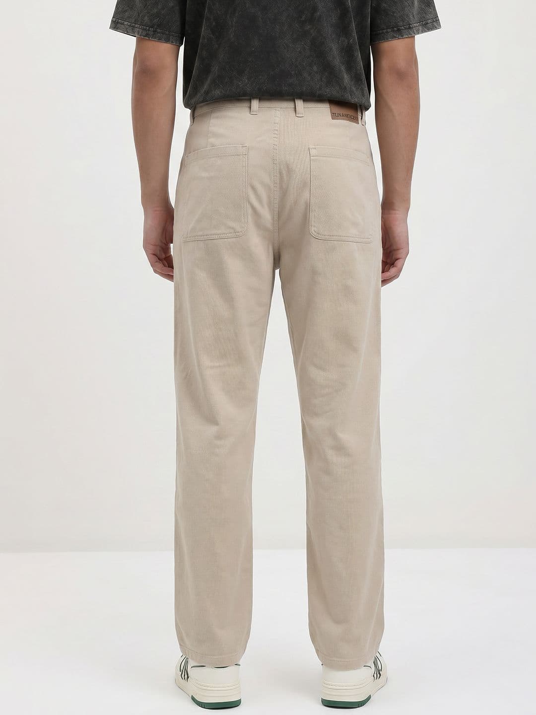 The Roadster Life Co. Men Relaxed Fit Chinos Trousers thumbnail 2