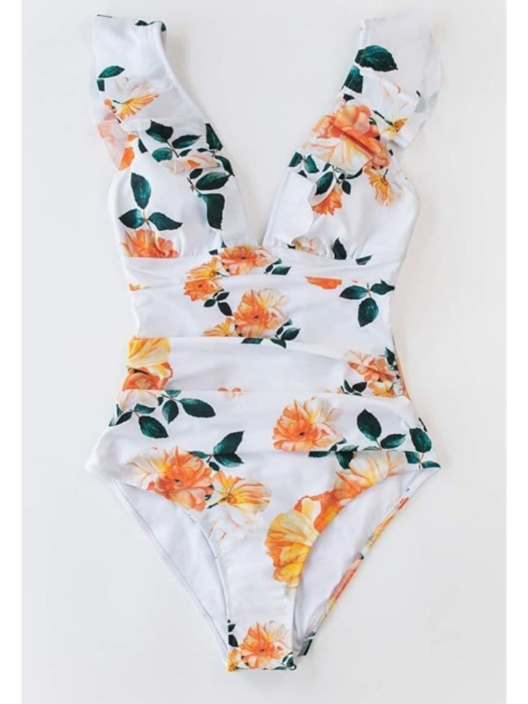 pleasing strings Printed V-Neck Bodysuit thumbnail 4