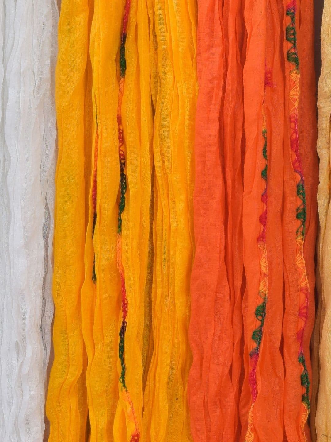 Kuhika Pack Of 4 Dupatta with Thread Work thumbnail 4