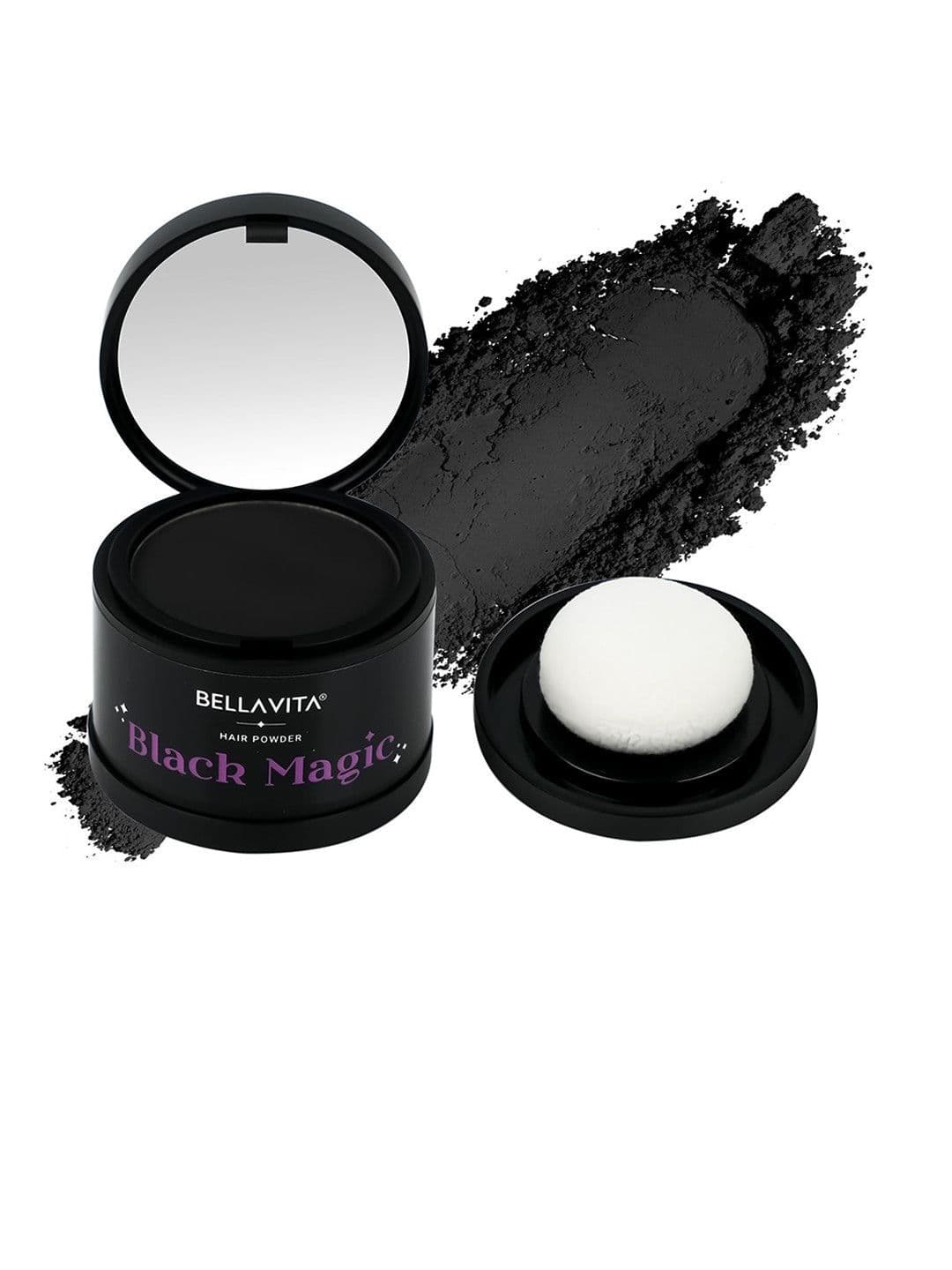 Bella Vita Organic Black Magic Hair Powder for Instant Grey Coverage 4g - Black - view 1