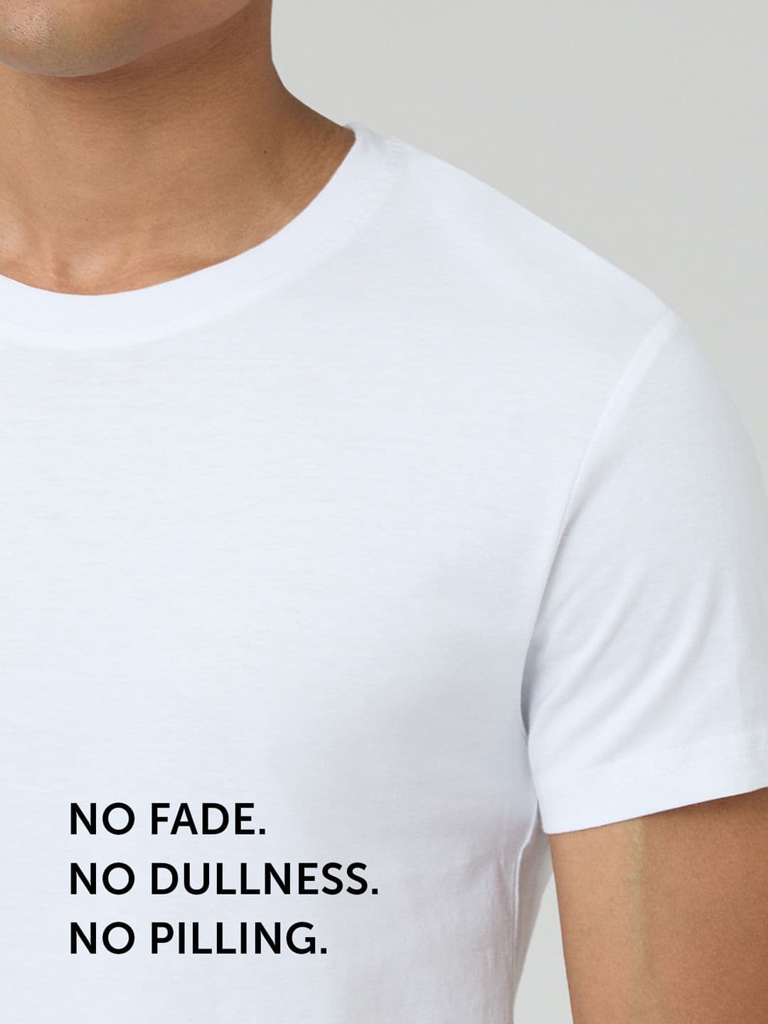XYXX Men White Pace Intellieaze Cotton Crew Neck Lounge Tshirts thumbnail 6