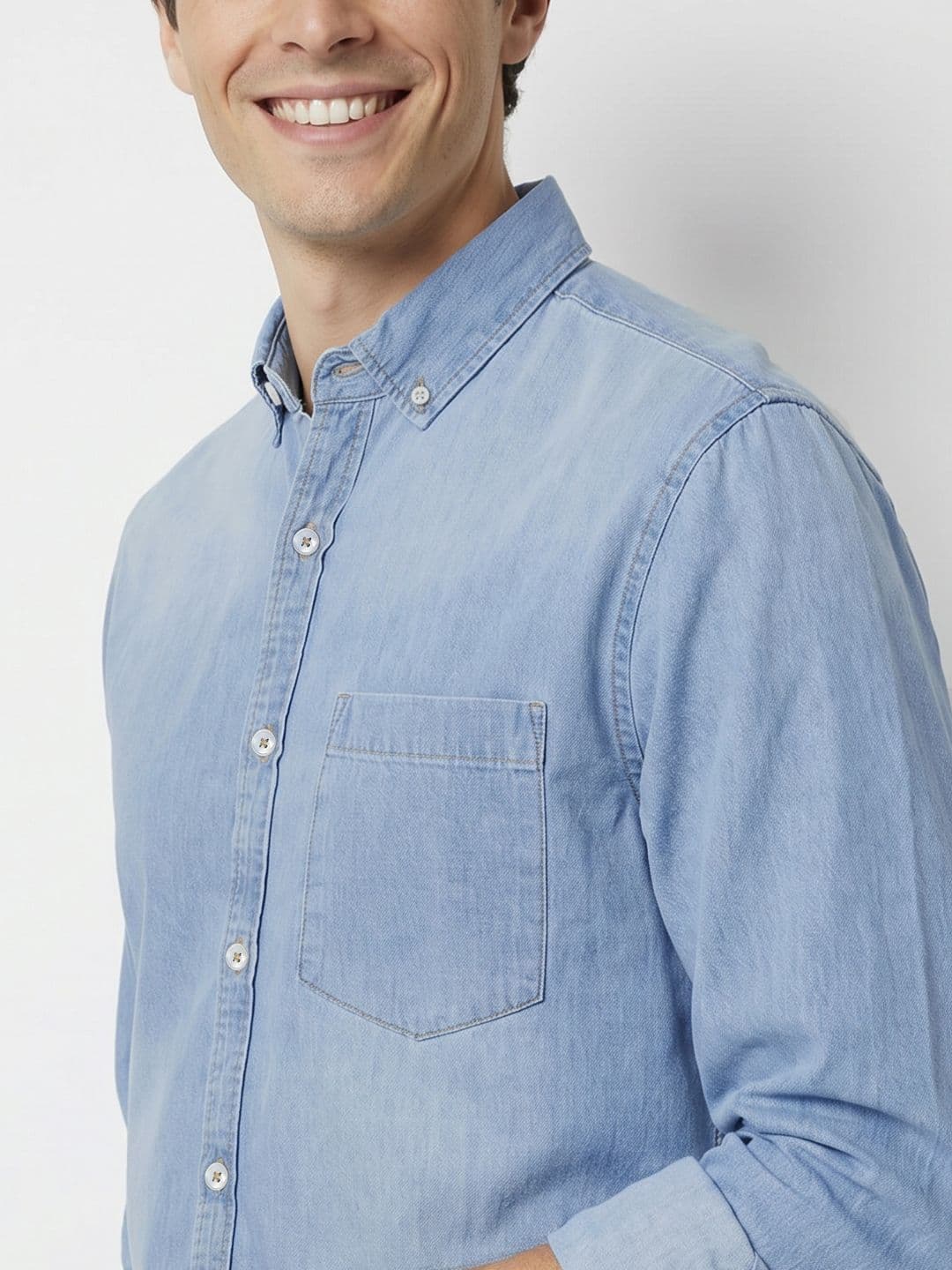 Mast & Harbour Washed Pure Cotton Casual Shirt thumbnail 4