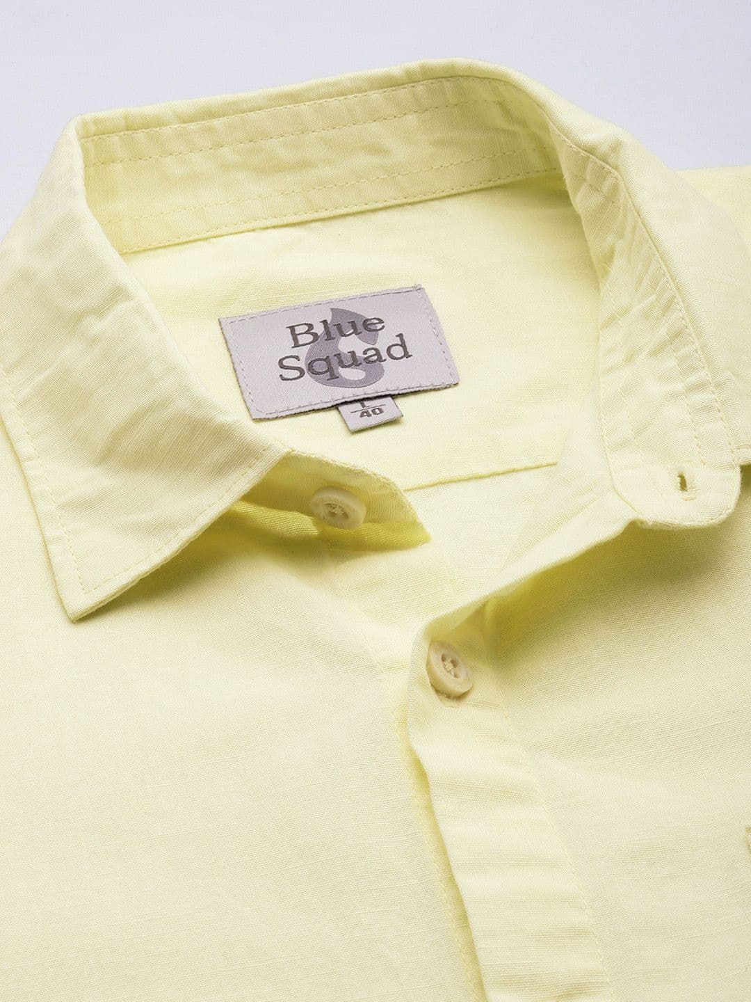 BS BLUE SQUAD Cotton Linen Casual Shirt thumbnail 5