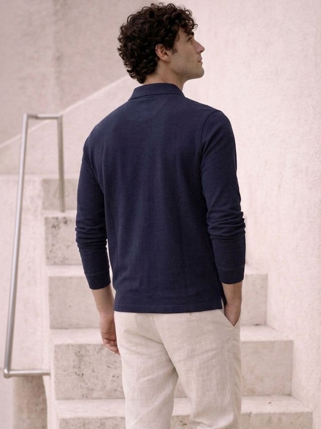 The Roadster Lifestyle Co Cotton Polo Collar T-Shirt thumbnail 4
