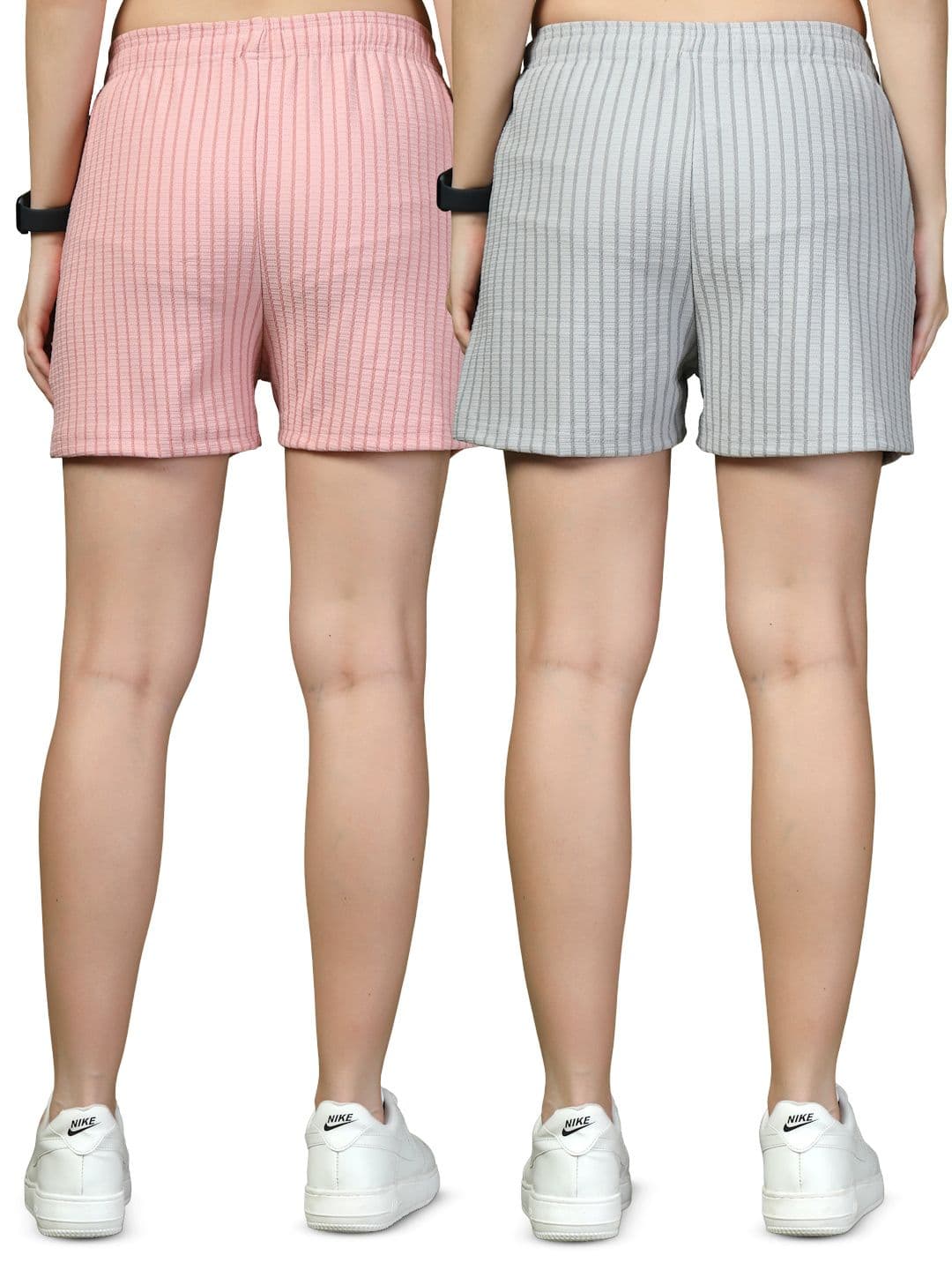 The Roadster Lifestyle Co Striped Above Knee Regular Shorts thumbnail 7