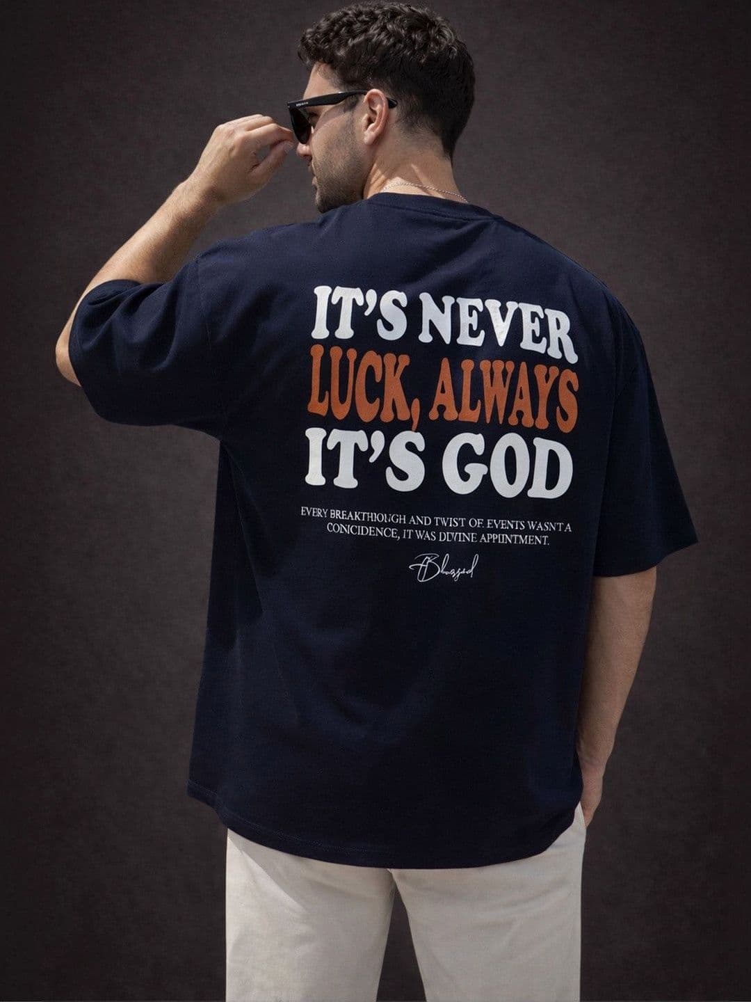 Mast & Harbour Men Typography Printed T-shirt thumbnail 2