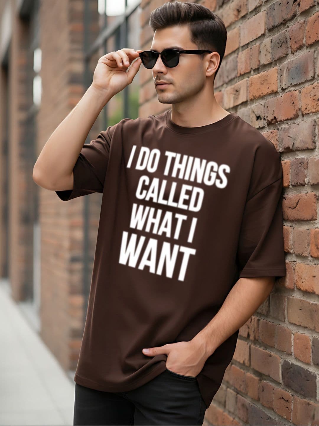 Kook N Keech Men Typography Printed Drop-Shoulder Sleeves T-shirt thumbnail 2