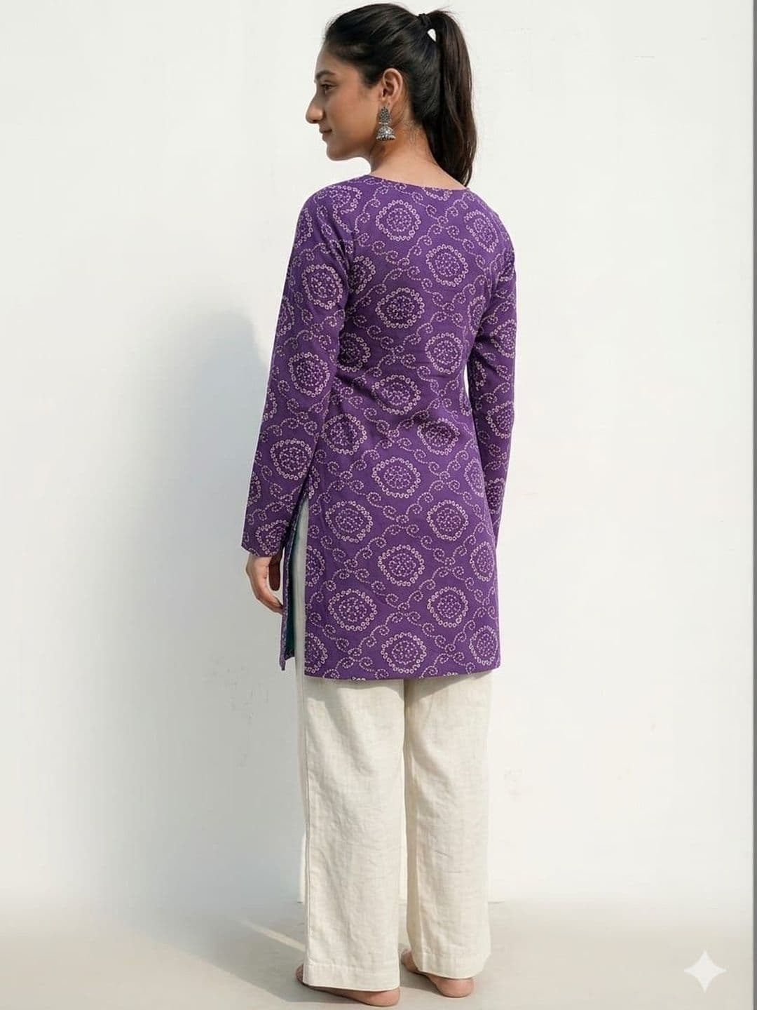 Classy Creation Ethnic Motifs Printed Square Neck Kurti thumbnail 3