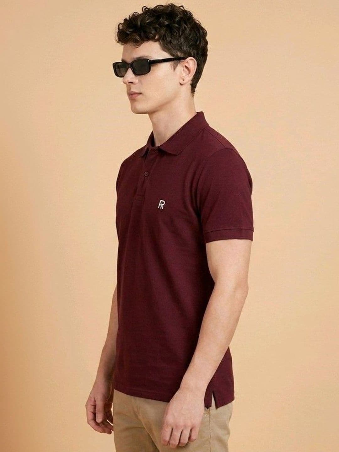 The Roadster Lifestyle Co Cotton Polo Collar T-Shirt - view 1
