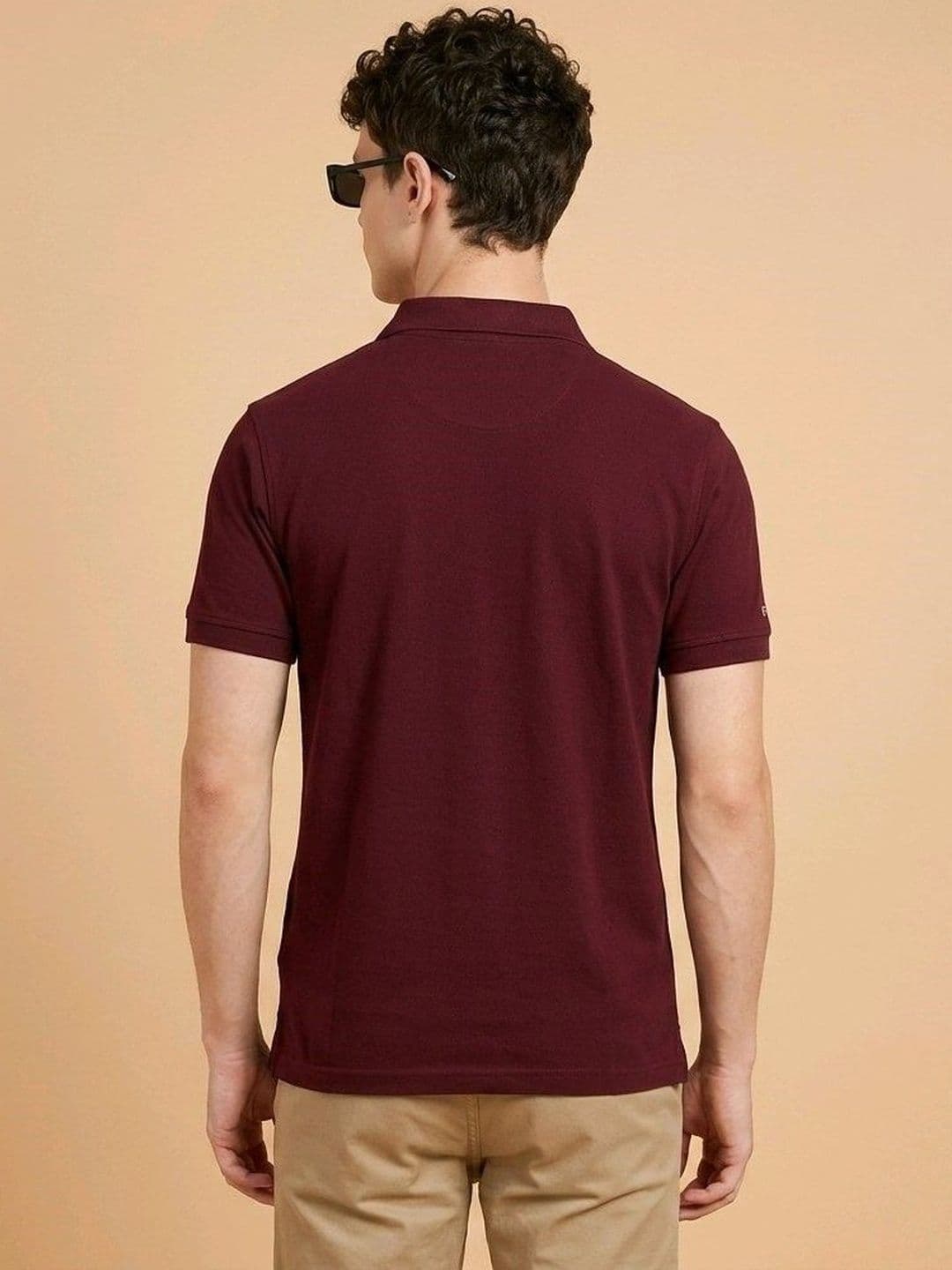 The Roadster Lifestyle Co Cotton Polo Collar T-Shirt thumbnail 2