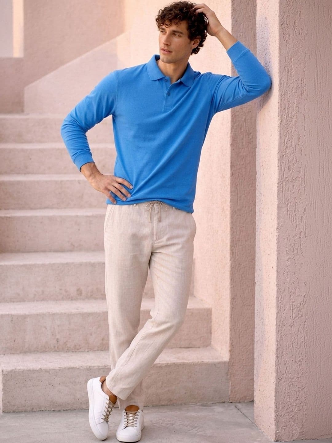 Mast & Harbour Men Polo Collar T-shirt thumbnail 3