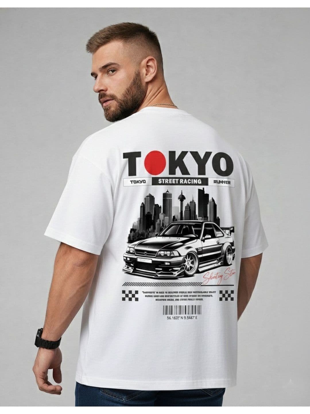 Mast & Harbour Men Typography Printed T-shirt thumbnail 5