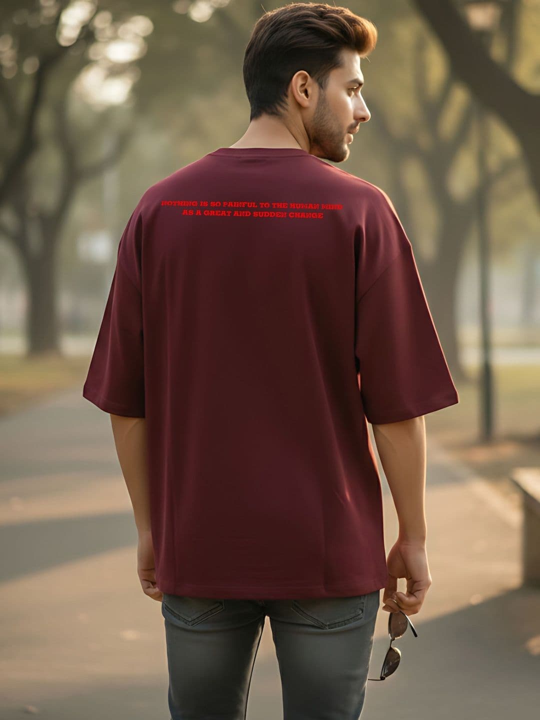 Kook N Keech Men Typography Printed Drop-Shoulder Sleeves T-shirt thumbnail 4