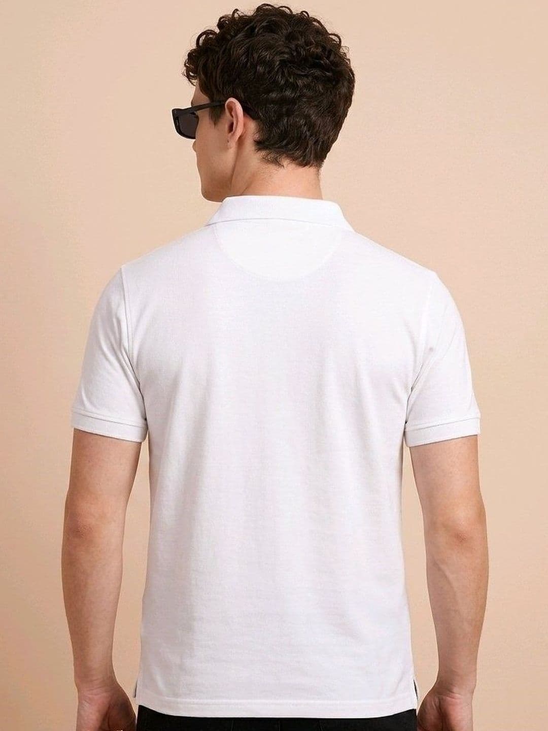 The Roadster Lifestyle Co Cotton Polo Collar T-Shirt thumbnail 2