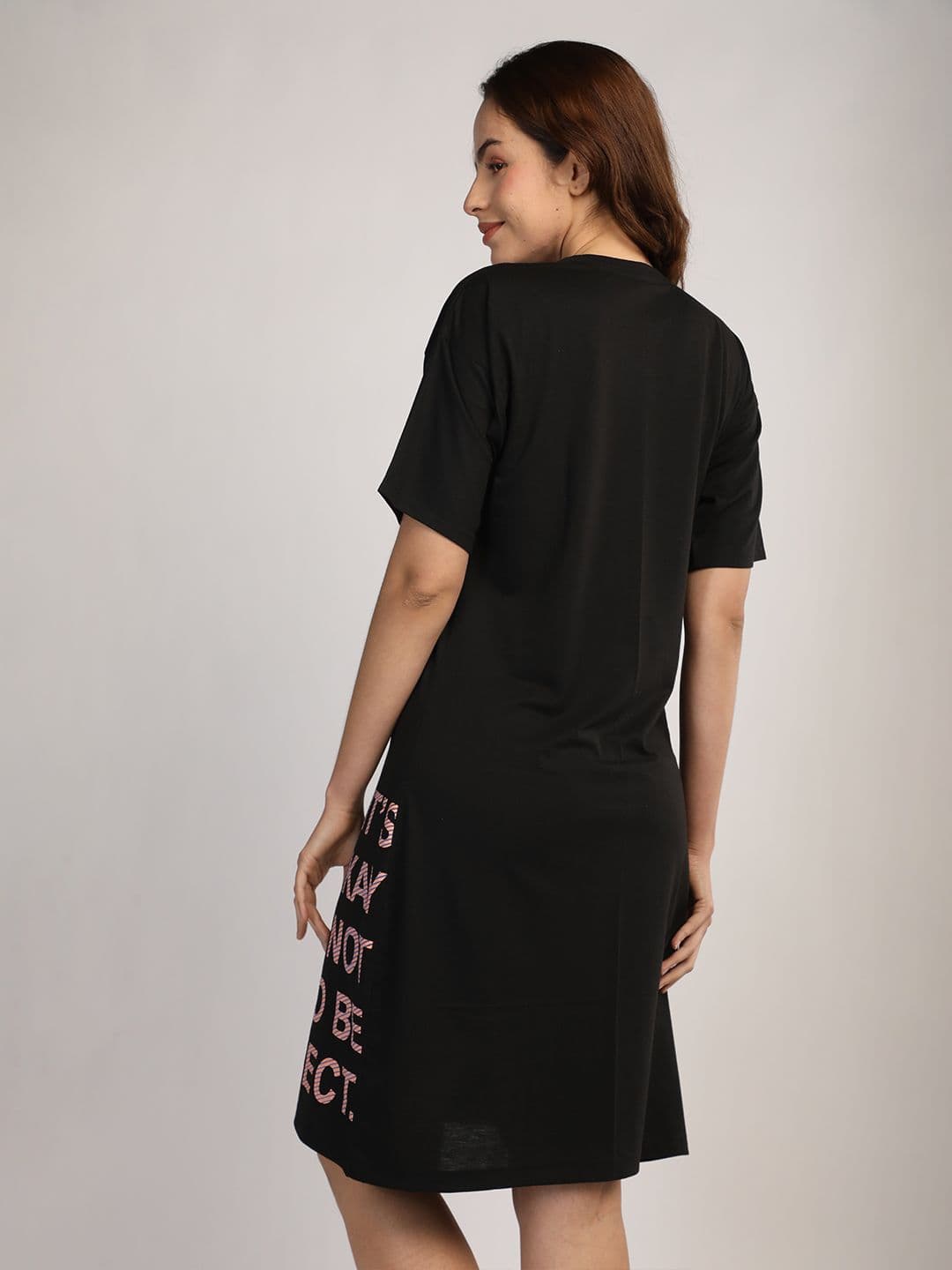 ETC Pack Of 2 Regular Fit T-Shirt Night Dress thumbnail 4