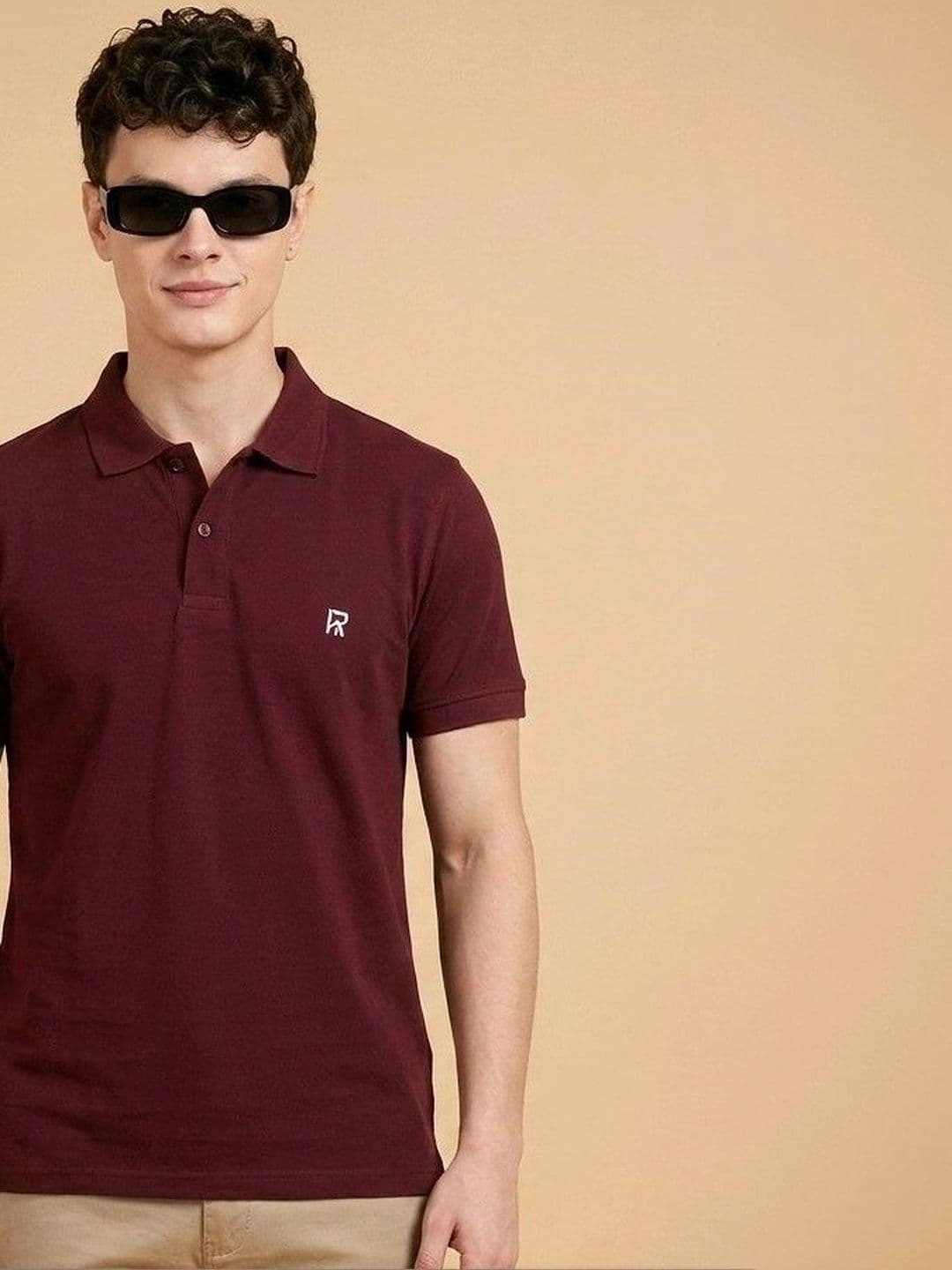 The Roadster Lifestyle Co Cotton Polo Collar T-Shirt thumbnail 5