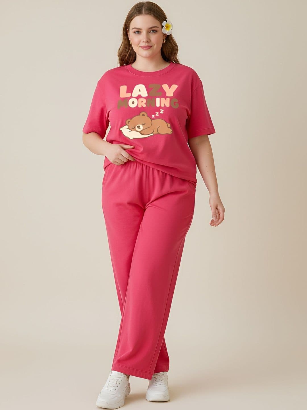 My Swag Cotton Printed T-shirt with Trousers thumbnail 4