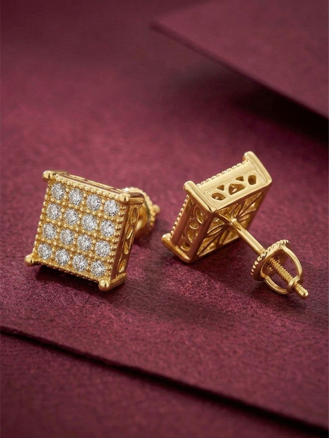 Krelin Square Studs Earrings thumbnail 3