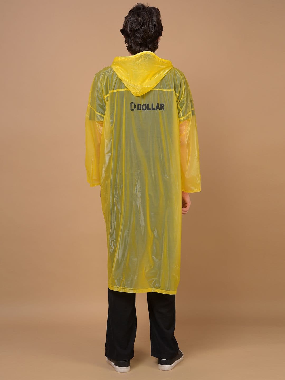 Dollar Unisex Waterproof PVC Rain Poncho with Adjustable Hood thumbnail 2