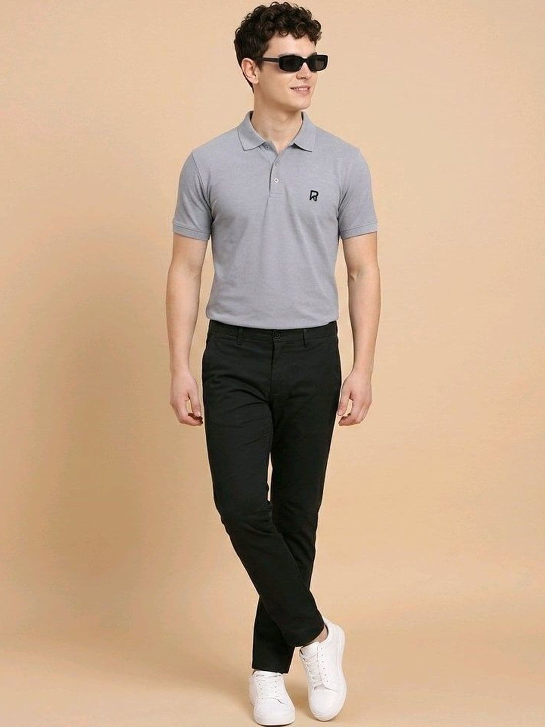 The Roadster Lifestyle Co Cotton Polo Collar T-Shirt thumbnail 4