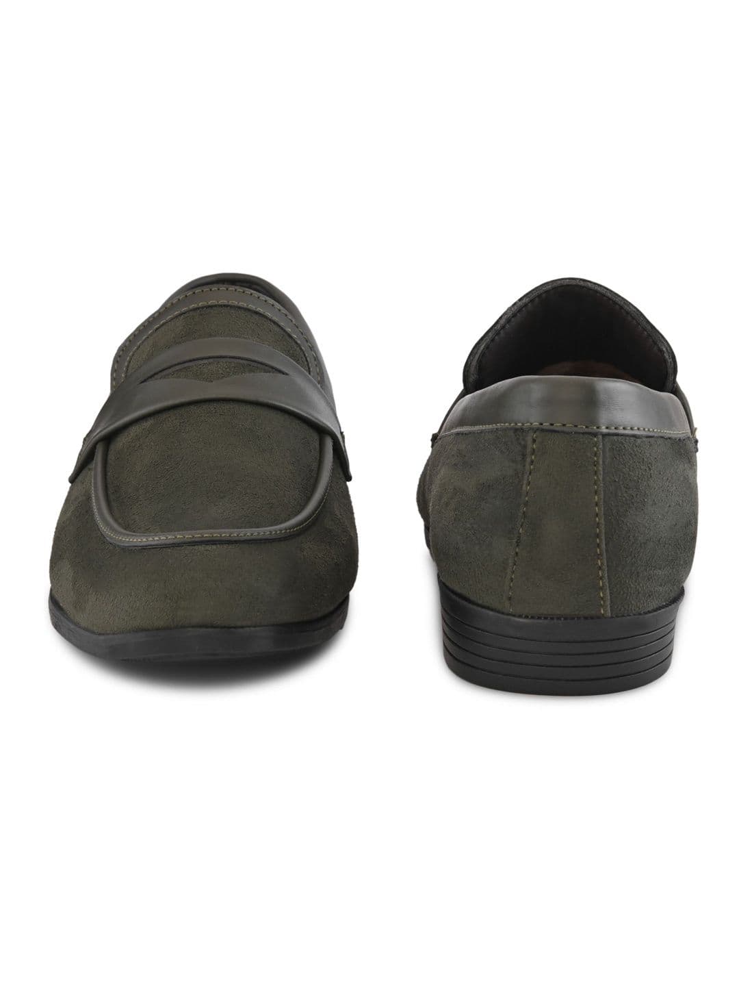 HERE&NOW Men Synthetic Leather Round Toe Slip-On Formal Loafers thumbnail 7