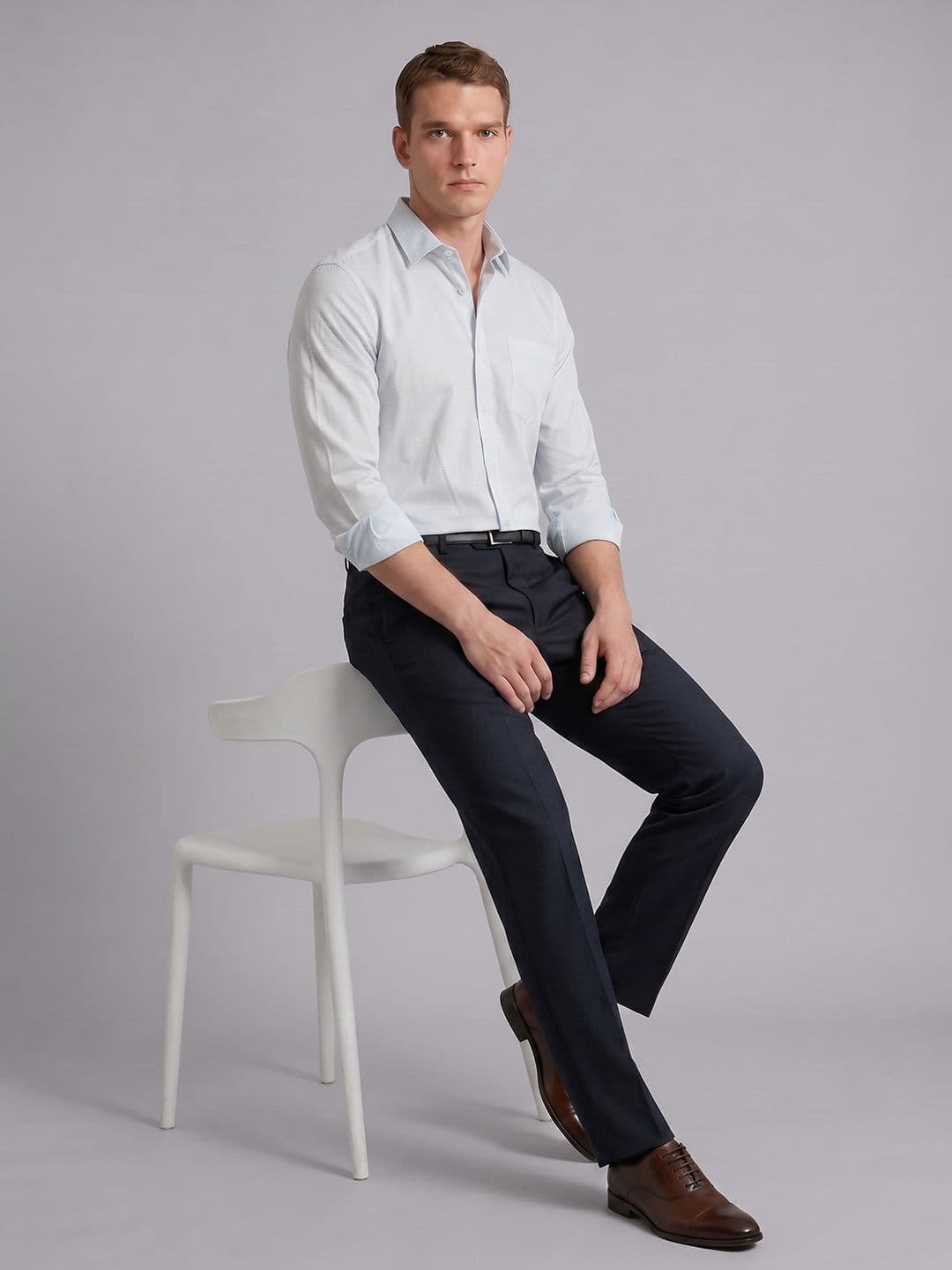 Blackberrys Micro Ditsy Printed Pure Cotton Formal Shirt thumbnail 4