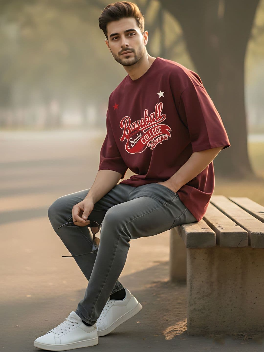 Kook N Keech Men Printed Drop-Shoulder Sleeves T-shirt thumbnail 2