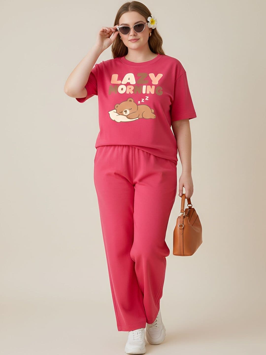 My Swag Cotton Printed T-shirt with Trousers thumbnail 3