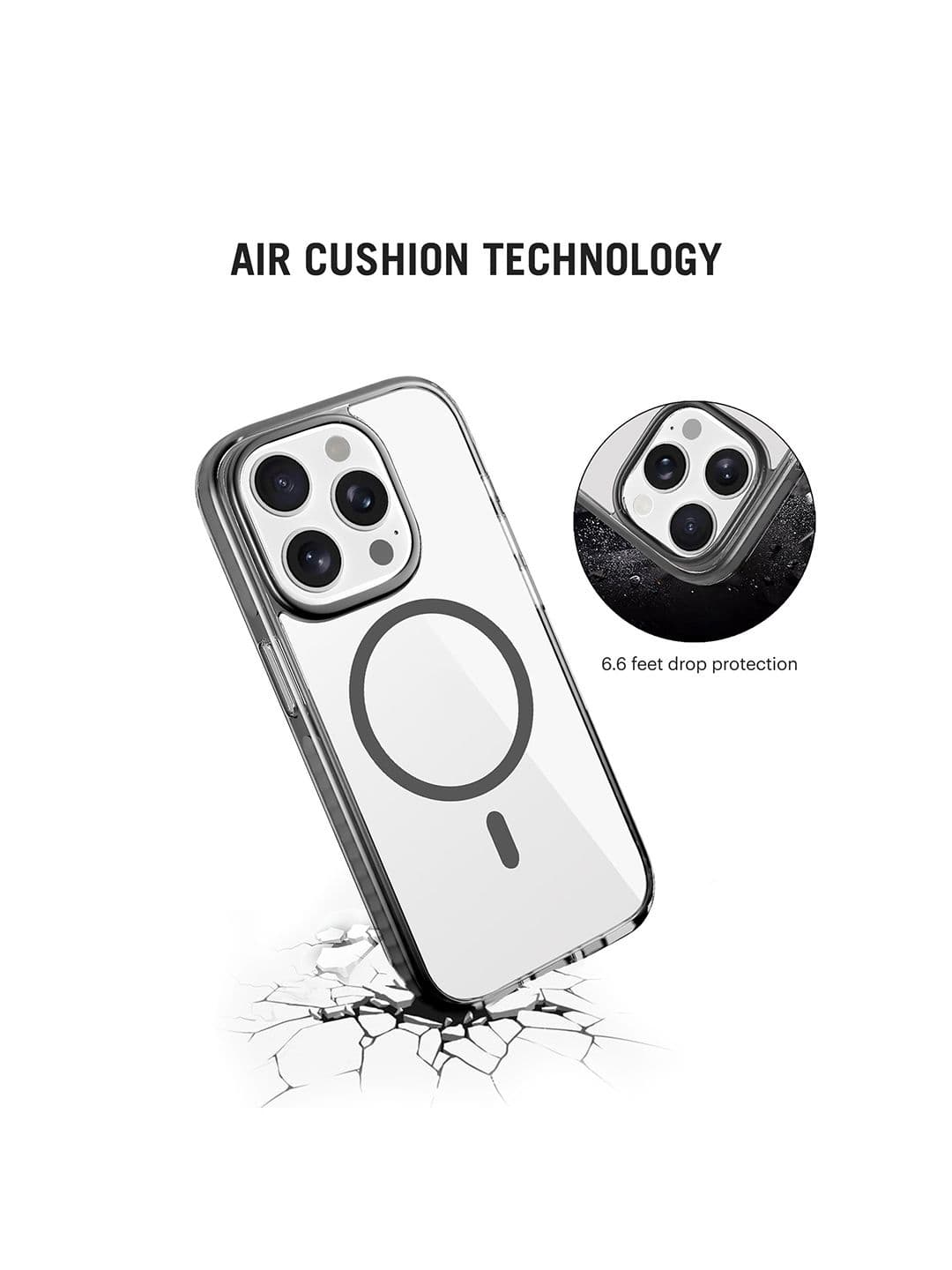 DailyObjects Stride 3.0 Clear MagSafe Phone Case Cover For iPhone 13 Pro thumbnail 6