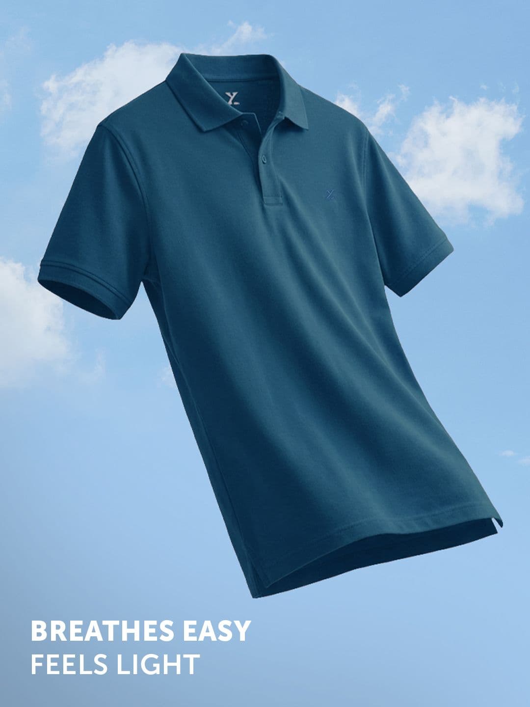 XYXX Men Nova Intellieaze Pure Cotton Polo T-shirt thumbnail 4