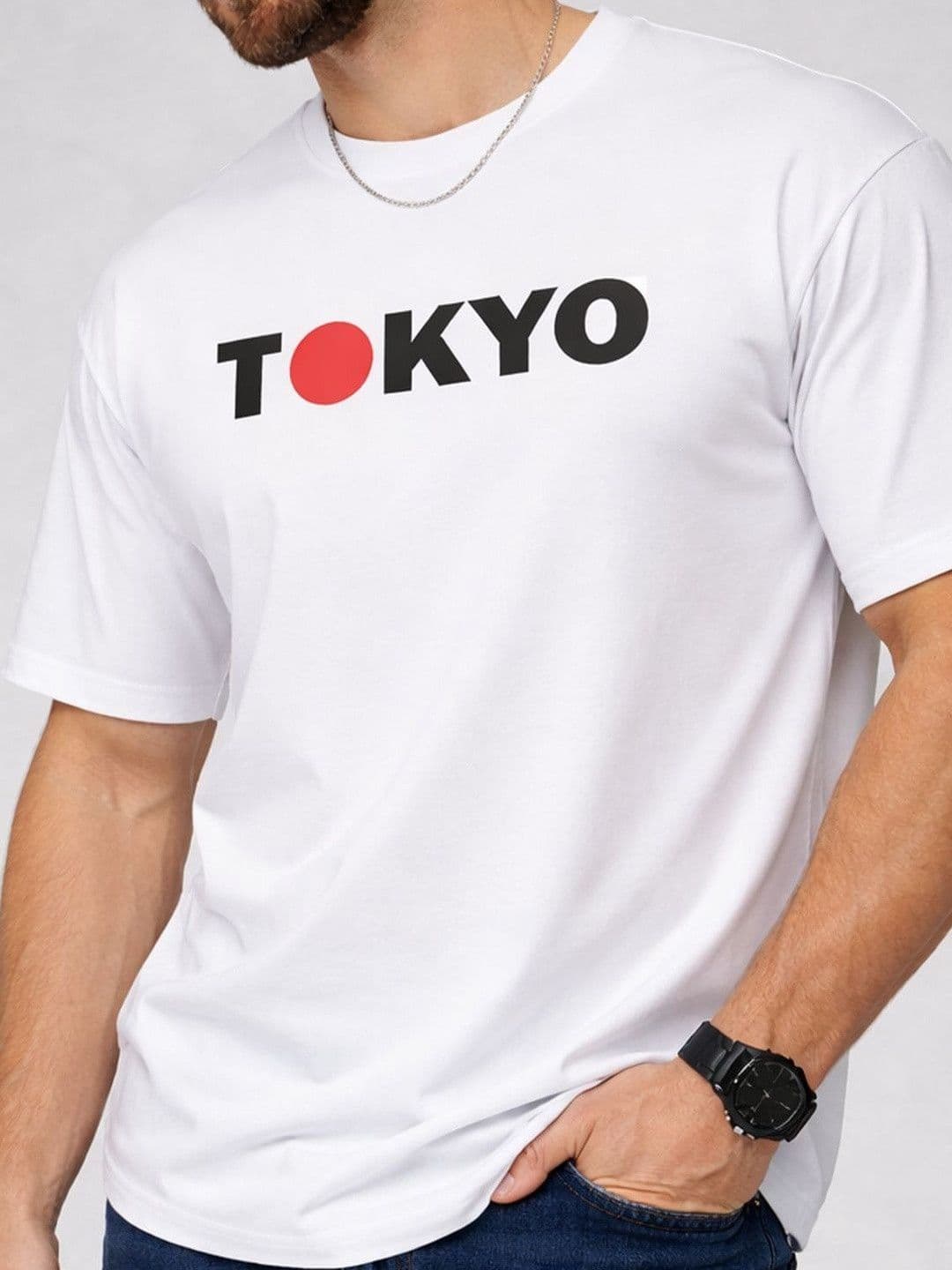 Mast & Harbour Men Typography Printed T-shirt thumbnail 3