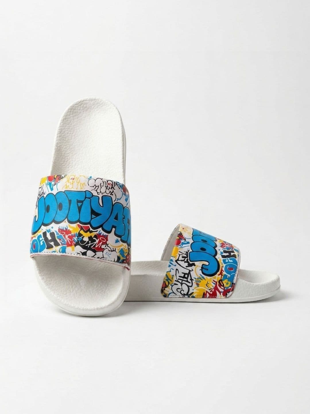 JOOTIYAPA Men Printed Flip Flops Sliders thumbnail 2
