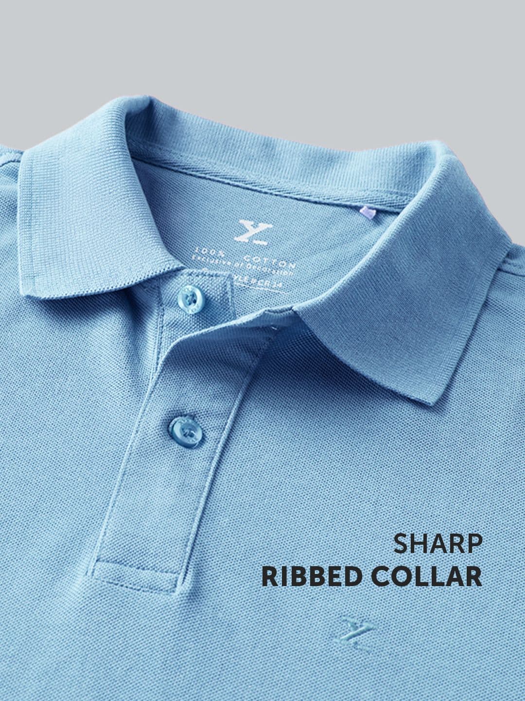 XYXX Men Nova Intellieaze Cotton Polo T-shirt thumbnail 4