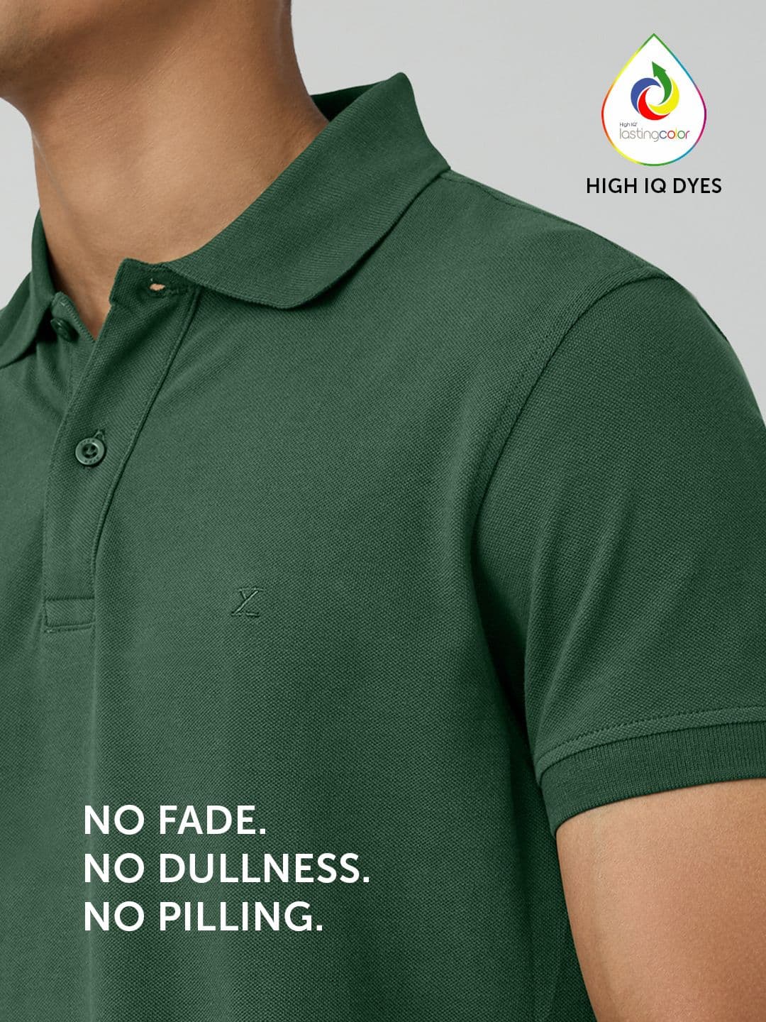 XYXX Men Nova Intellieaze Cotton Polo T-shirt thumbnail 3
