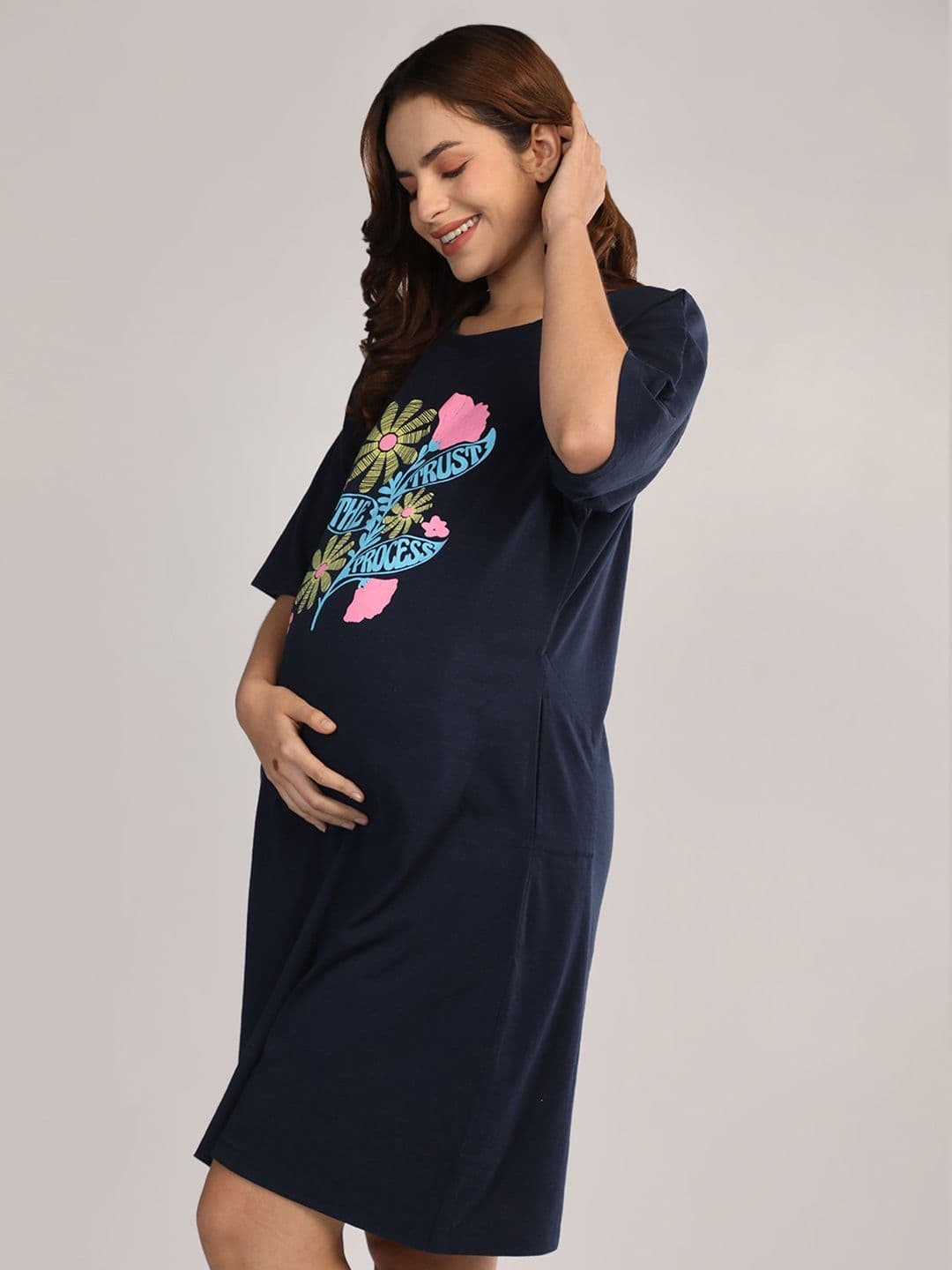ETC Pack Of 2 Regular Fit T-Shirt Night Dress thumbnail 6